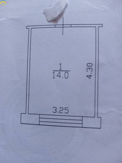 1-комн., 14 кв. м., 