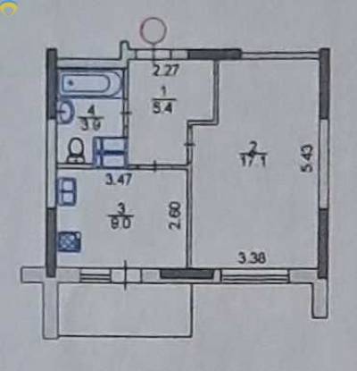 36.2 кв. м., Подільський, 