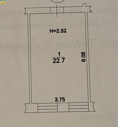 1-комн., 22.7 кв. м., Печерский, 