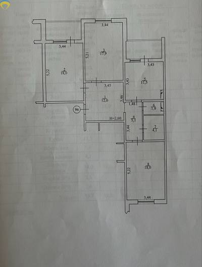 93.7 кв. м., Дарницкий, 