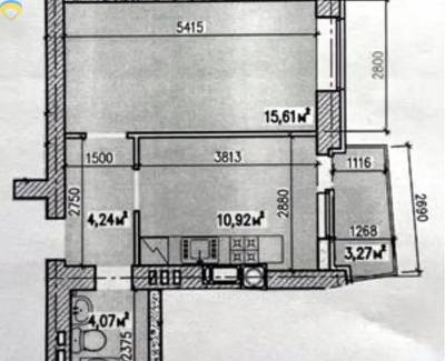 1-комн., 36 кв. м., 