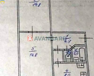 2-комн., 44 кв. м., Дніпровський, 