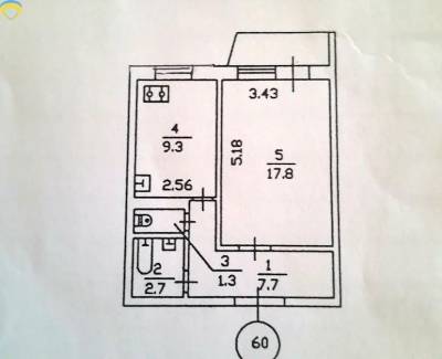 1-комн., 40 кв. м., Святошинський, 