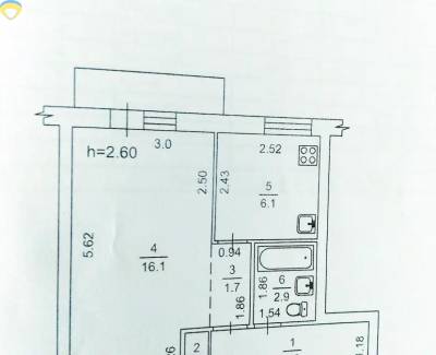 1-комн., 32 кв. м., Оболонский, 