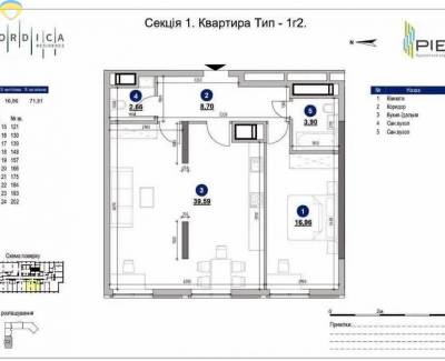 2-комн., 71.81 кв. м., Печерський, 