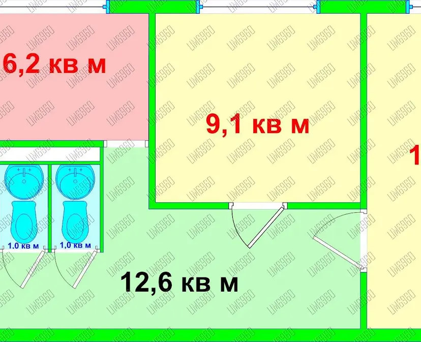 2-комн., 46 кв. м., Победы Пр-Т, промрайон «Нивки», Шевченковский, Киев