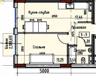 1-комн., 39 кв. м., Радостная, Черемушки, Хаджибейский (Малиновский), Одесса