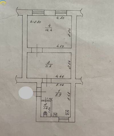 2-комн., 36 кв. м., Пастера, Центр, Приморский, Одесса