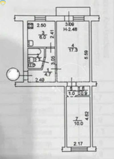 2-комн., 43 кв. м., Подол, Подольский, Киев