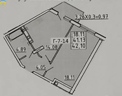 1-комн., 42.1 кв. м., Люстдорфская дорога, Киевский, 