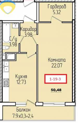 1-комн., 50.48 кв. м., Генуезька, Аркадія, Приморський, Одеса