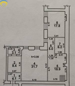 3-комн., 95 кв. м., Маразлиевская, Центр, Приморский, Одесса