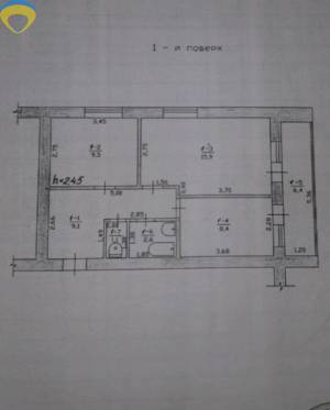 2-комн., 53 кв. м., Центральна, Олександрівка, Одеський (Лиманський, Комінтернівський), 