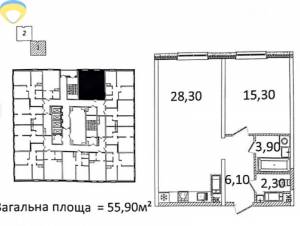 1-комн., 55.9 кв. м., Академічна (Піонерська, Варламова), Аркадія, Приморський, Одеса