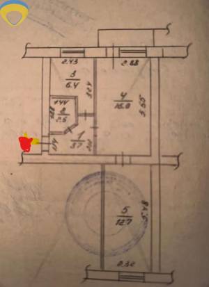 2-комн., 41 кв. м., Студенческая, Молодежное, Одеський (Овидиопольский), 