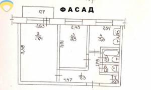 2-комн., 44.3 кв. м., Академика Глушко проспект, Таирова, Киевский, Одесса