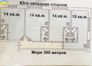 4-комн., 65 кв. м., Червона, Котовського сел, Пересипський (Суворівський), Одеса