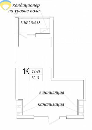 1-комн., 30 кв. м., Генуезька, Аркадія, Приморський, Одеса