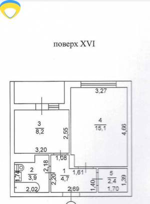 1-комн., 37 кв. м., Академіка Воробйова, Слобідка, Пересипський (Суворівський), Одеса