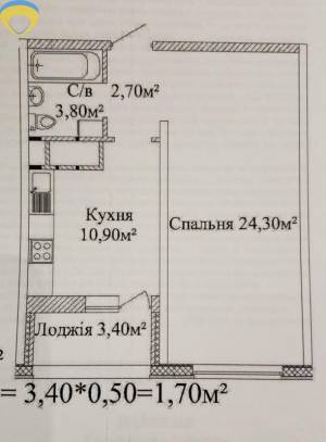 1-комн., 45 кв. м., Люстдорфська дорога, Таїрова, Київський, Одеса