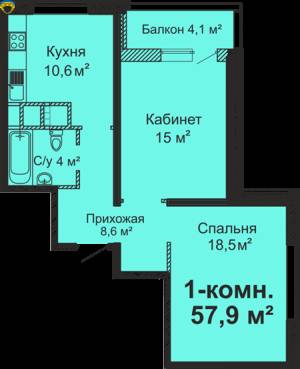 2-комн., 61 кв. м., Варненська, Черемушки, Хаджибейський (Малиновський), Одеса