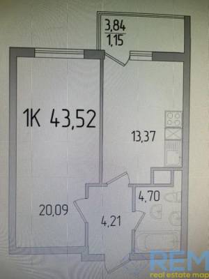 1-комн., 44 кв. м., Академіка Сахарова, Котовського сел, Пересипський (Суворівський), Одеса